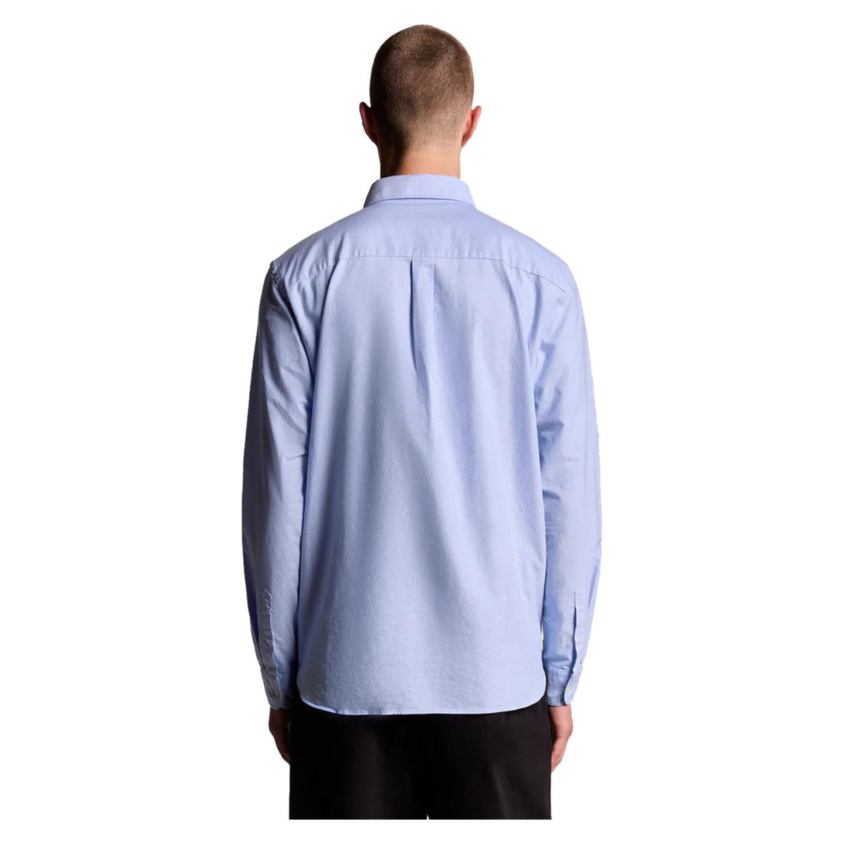 LYLE & SCOTT PLAIN OXFORD SHIRT - Azzurro - vista 2