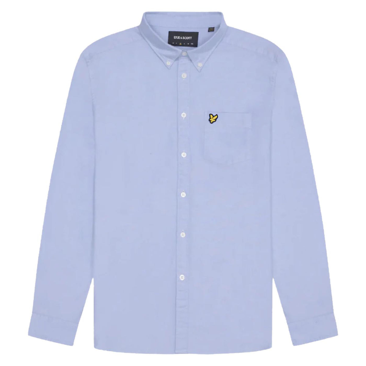 LYLE & SCOTT PLAIN OXFORD SHIRT - Azzurro - vista 3