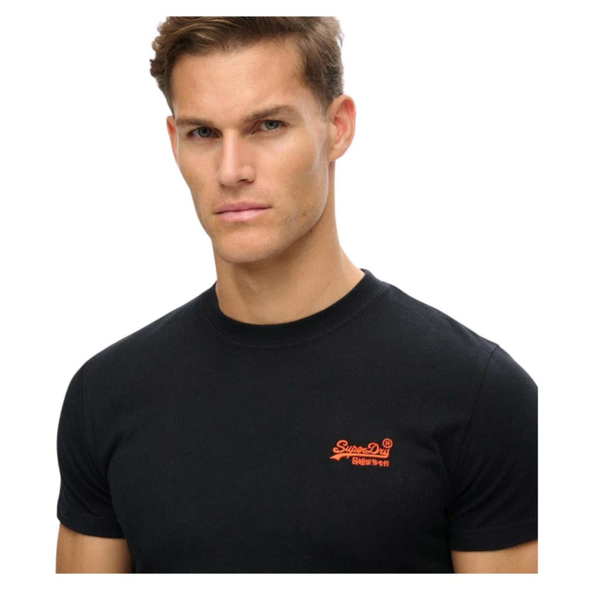 SUPERDRY ESSENTIAL LOGO EMB TEE - Nero - vista 3