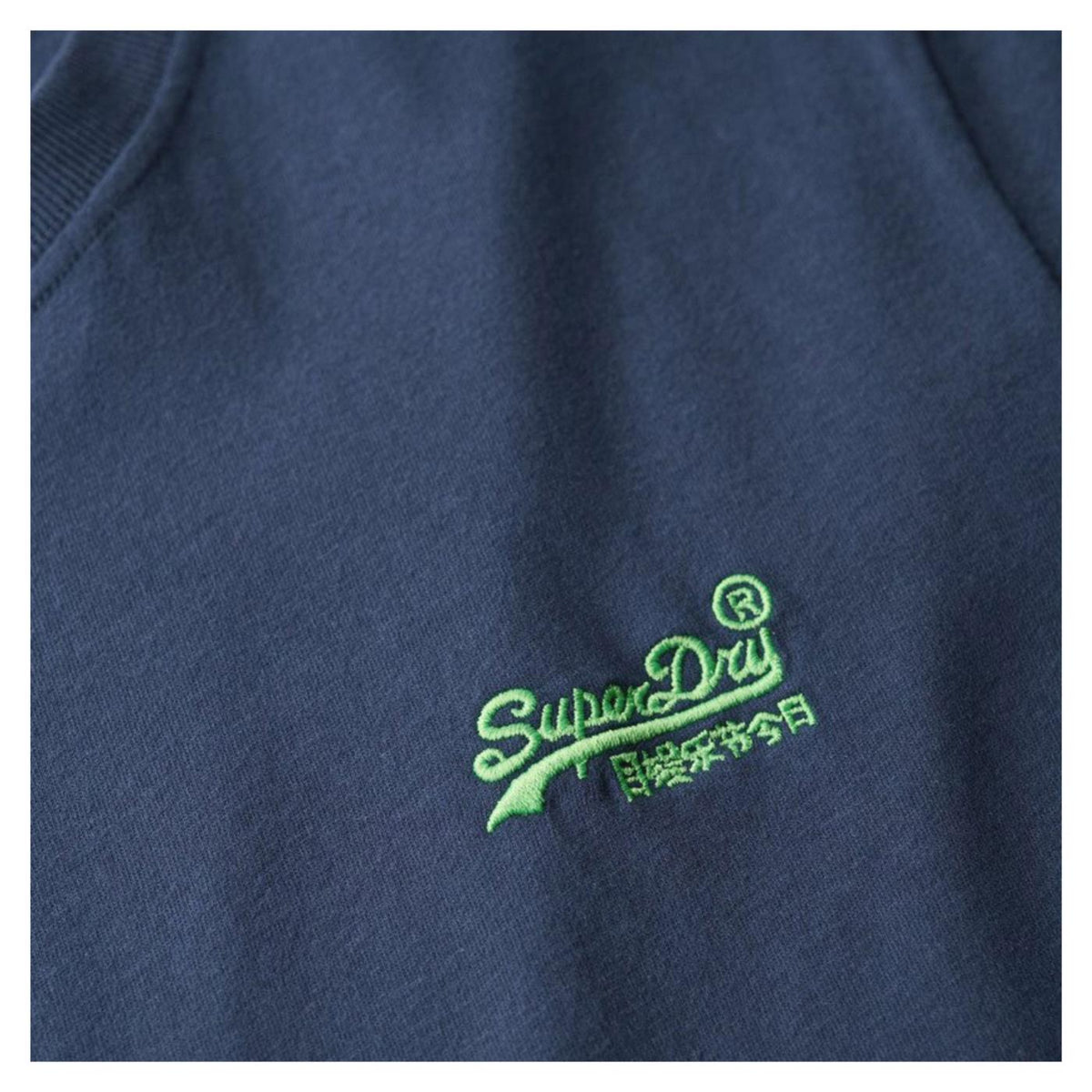 SUPERDRY ESSENTIAL LOGO EMB TEE - Blu - vista 3