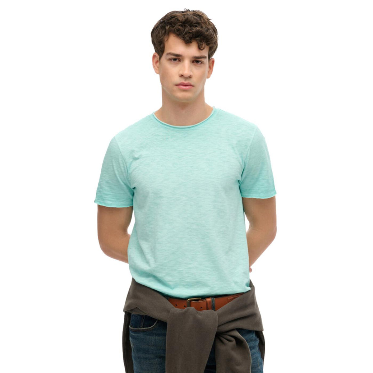 SUPERDRY RAW EDGE SLUB T-SHIRT - seconda immagine