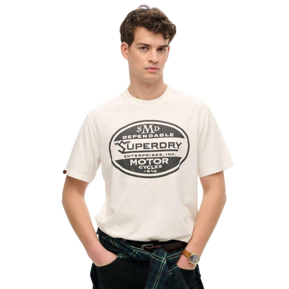 SUPERDRY VINTAGE BIKER LOOSE TEE