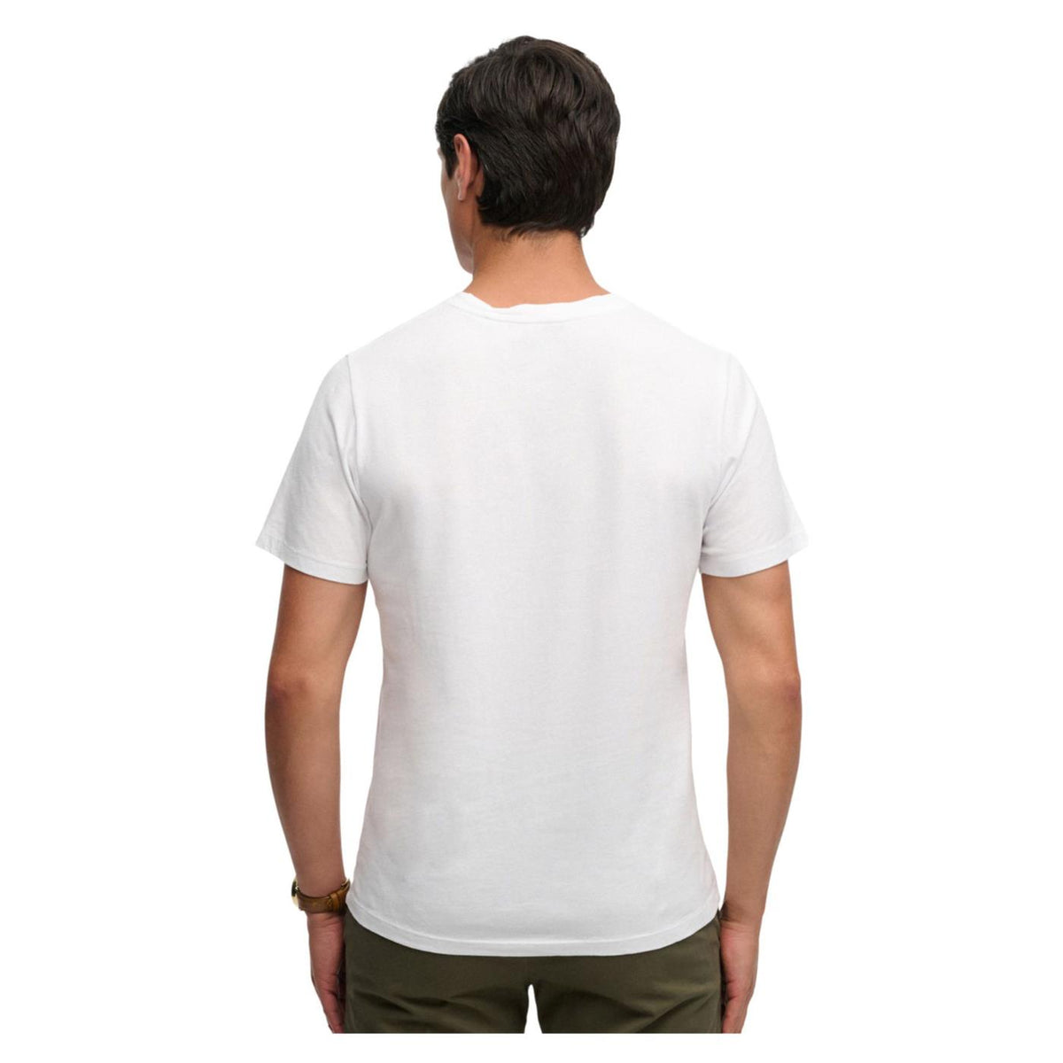 SUPERDRY CLASSIC ESS POCKET TEE - Bianco - vista 3