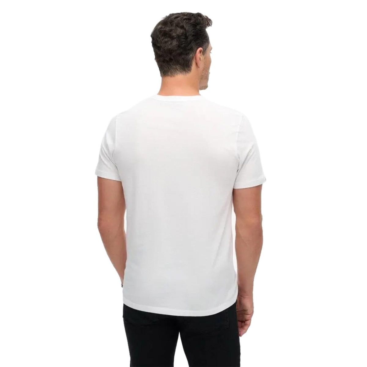 SUPERDRY CLASSIC ESS POCKET TEE - Bianco - vista 4