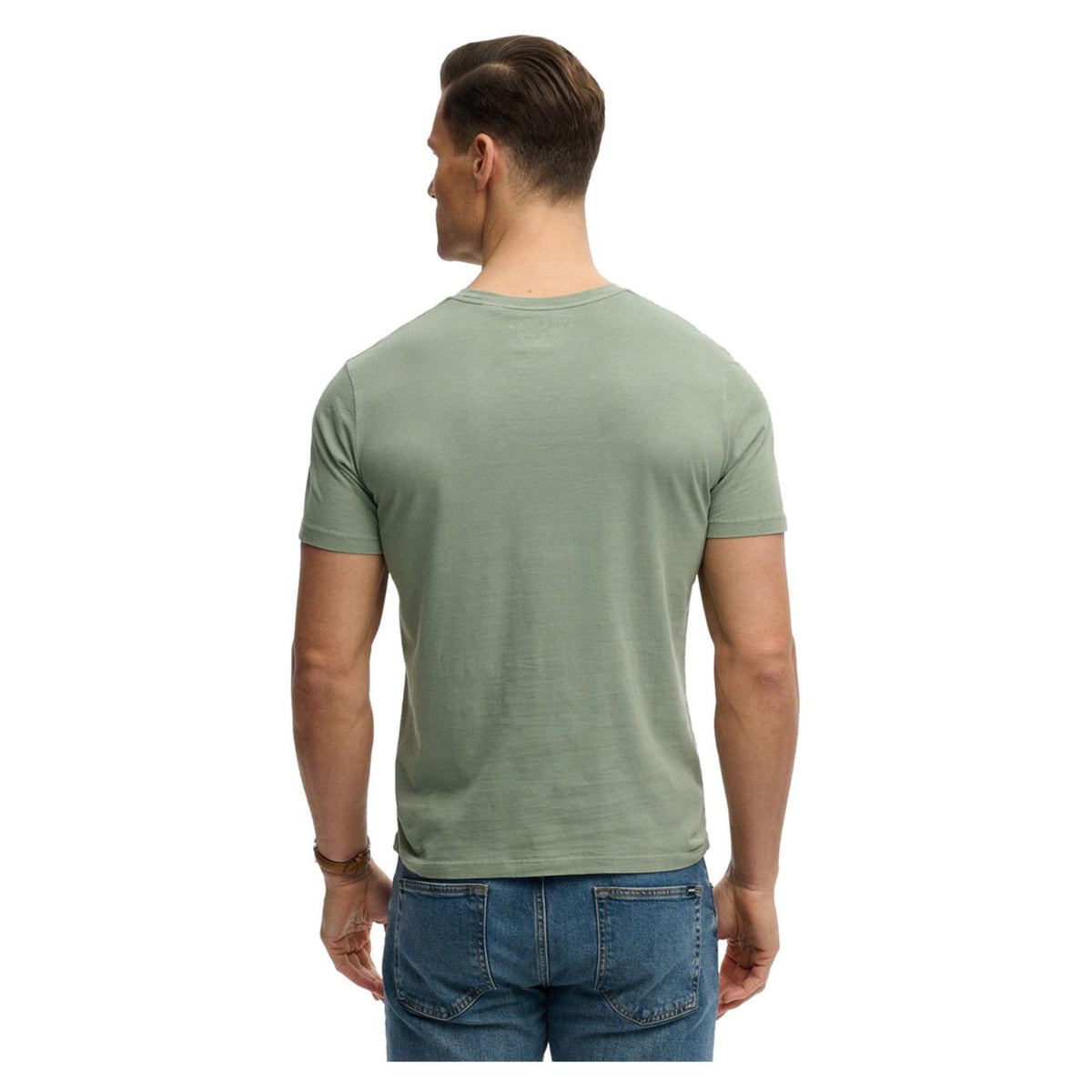 SUPERDRY CLASSIC ESS POCKET TEE - Verde - vista 2