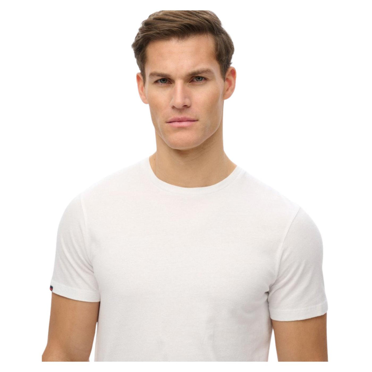 SUPERDRY CLASSIC ESSENTIAL TEE - Bianco - vista 3