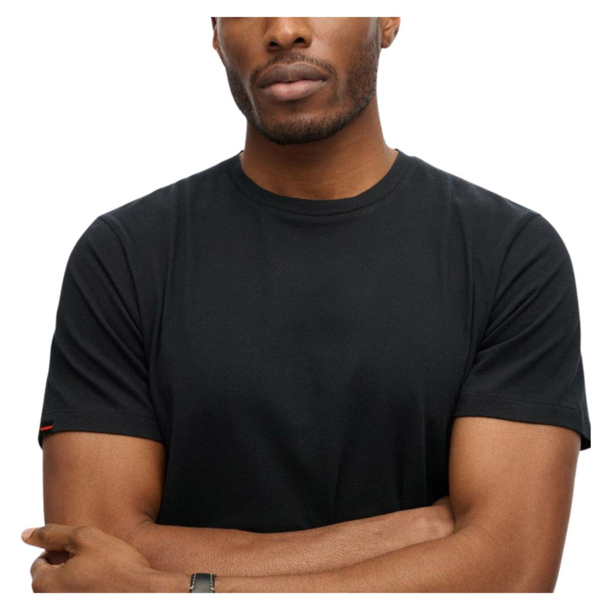 SUPERDRY CLASSIC ESSENTIAL TEE - Nero - vista 4