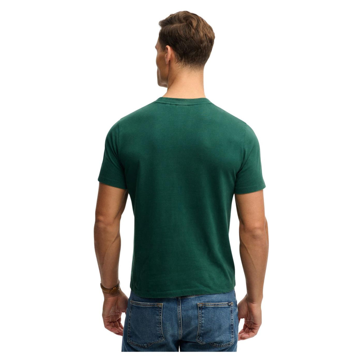 SUPERDRY 1954 COMPANY RELAXED TEE - Verde - vista 2