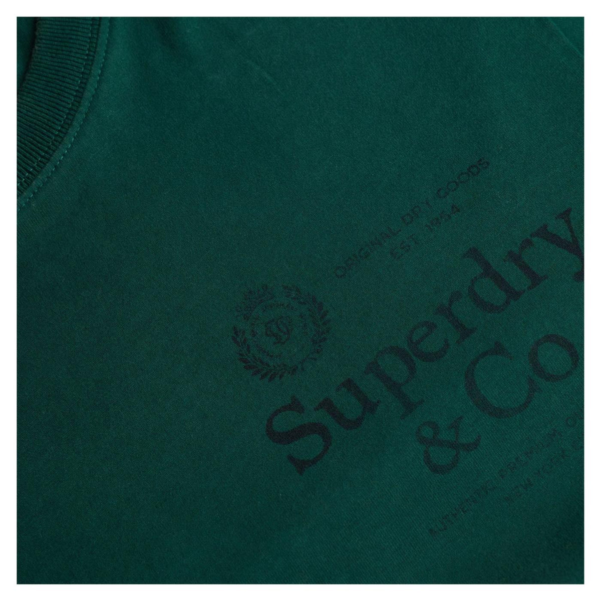 SUPERDRY 1954 COMPANY RELAXED TEE - Verde - vista 4