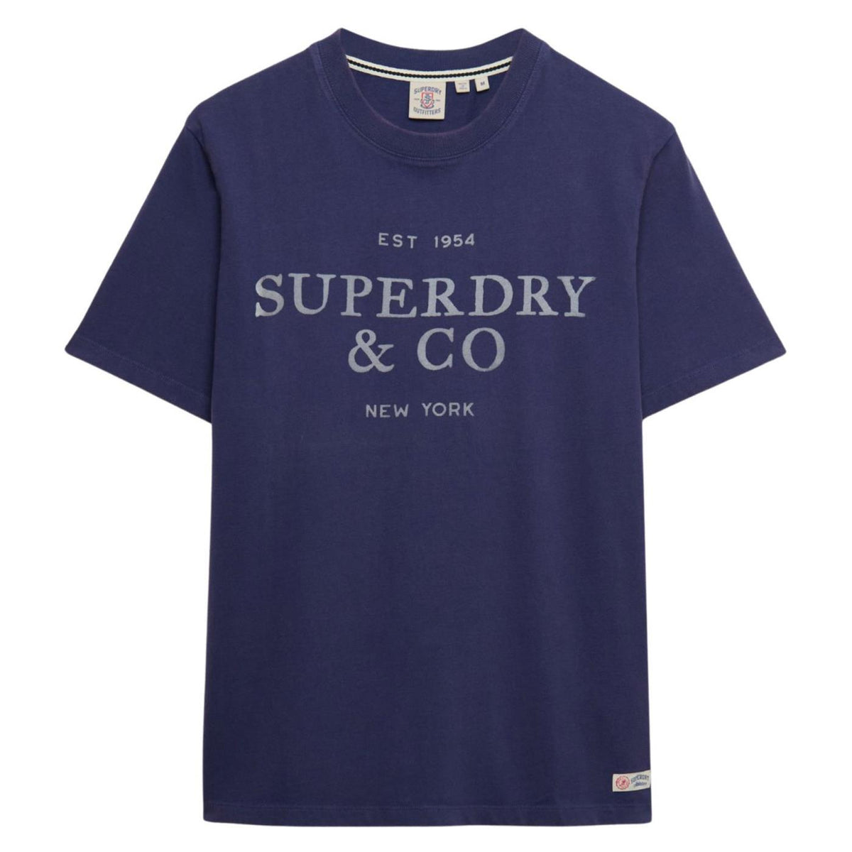 SUPERDRY 1954 COMPANY RELAXED TEE - Blu - vista 5