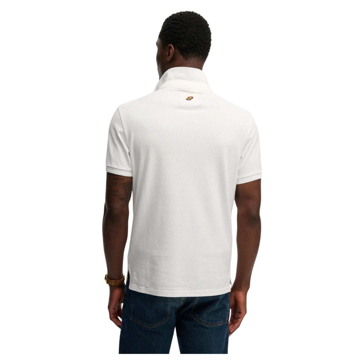 SUPERDRY CLASSIC PIQUE POLO - Bianco - vista 4