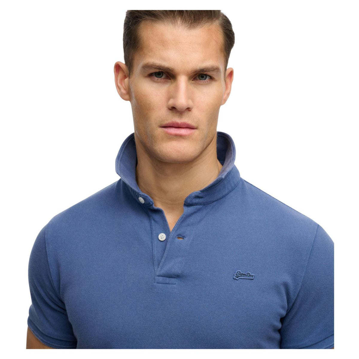 SUPERDRY CLASSIC PIQUE POLO - Azzurro - vista 5