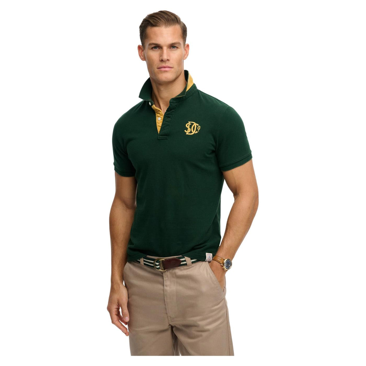 SUPERDRY PIQUE MONOGRAM POLO