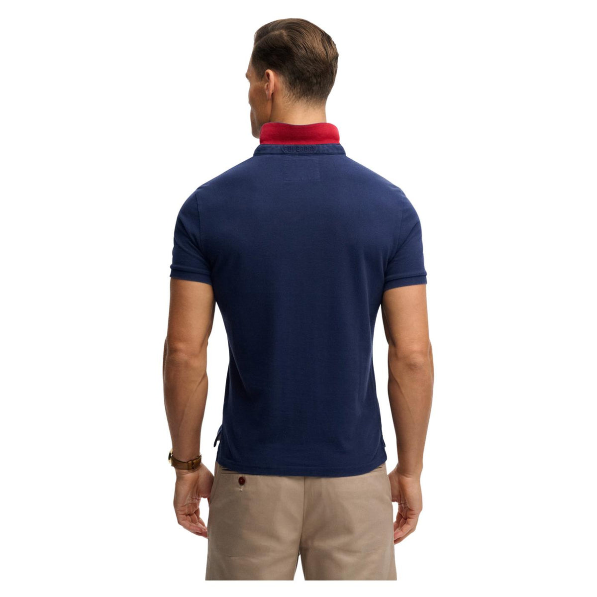 SUPERDRY PIQUE MONOGRAM POLO - seconda immagine