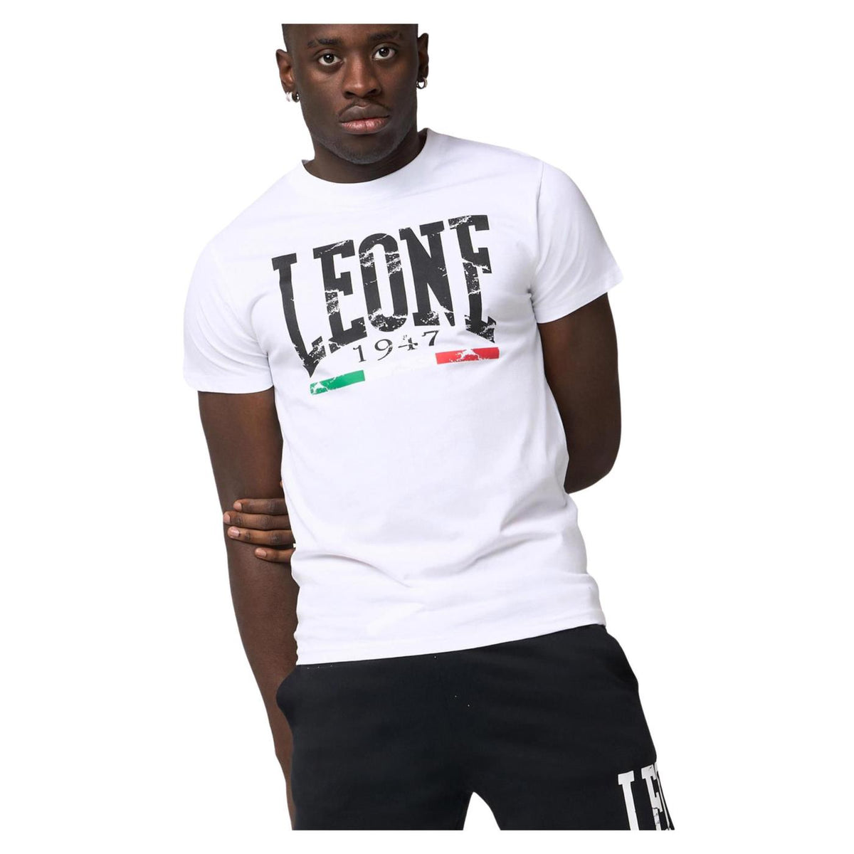 LEONE SET JERSEY LOGO VINTAGE - Bianco - vista 3