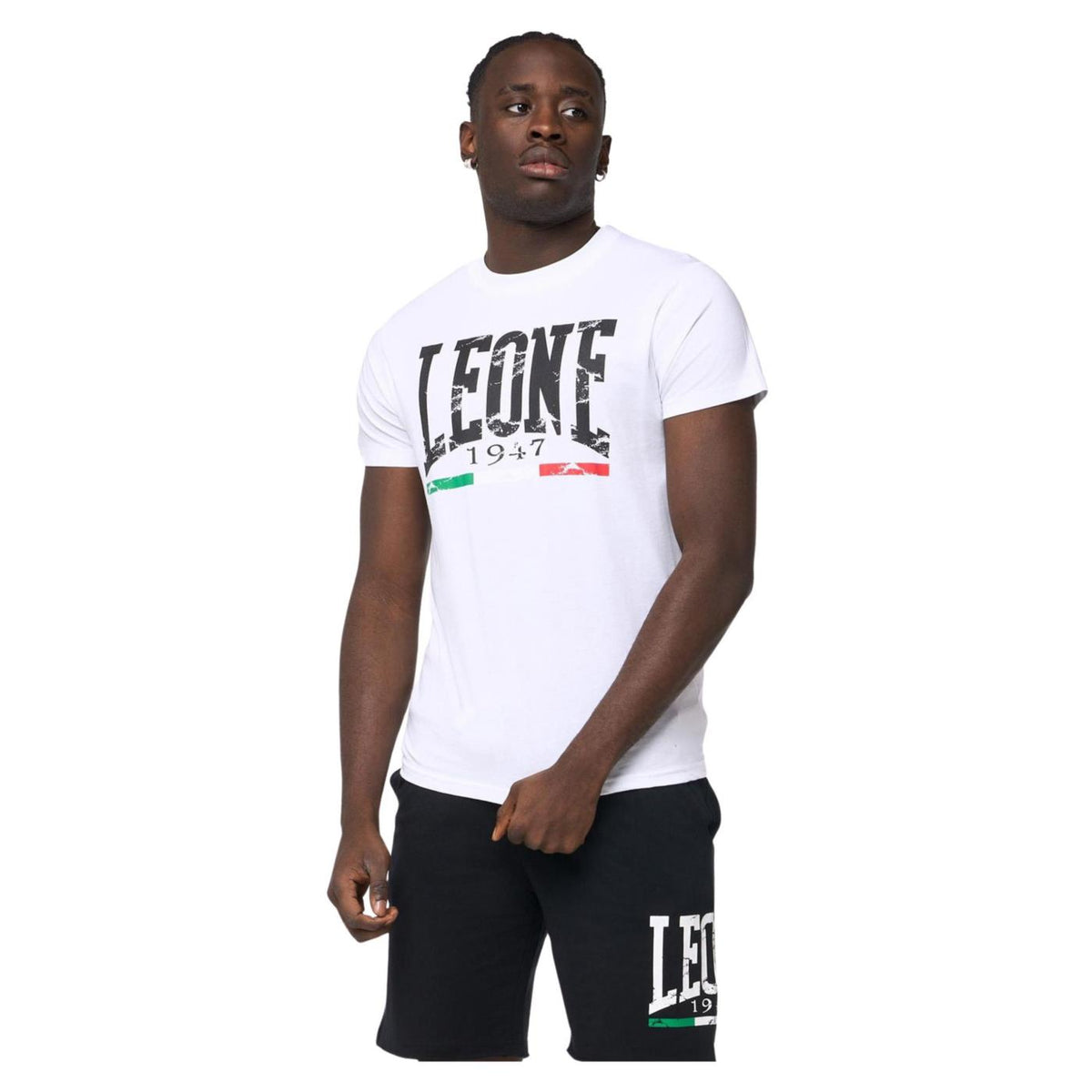 LEONE SET JERSEY LOGO VINTAGE - Bianco - vista 4