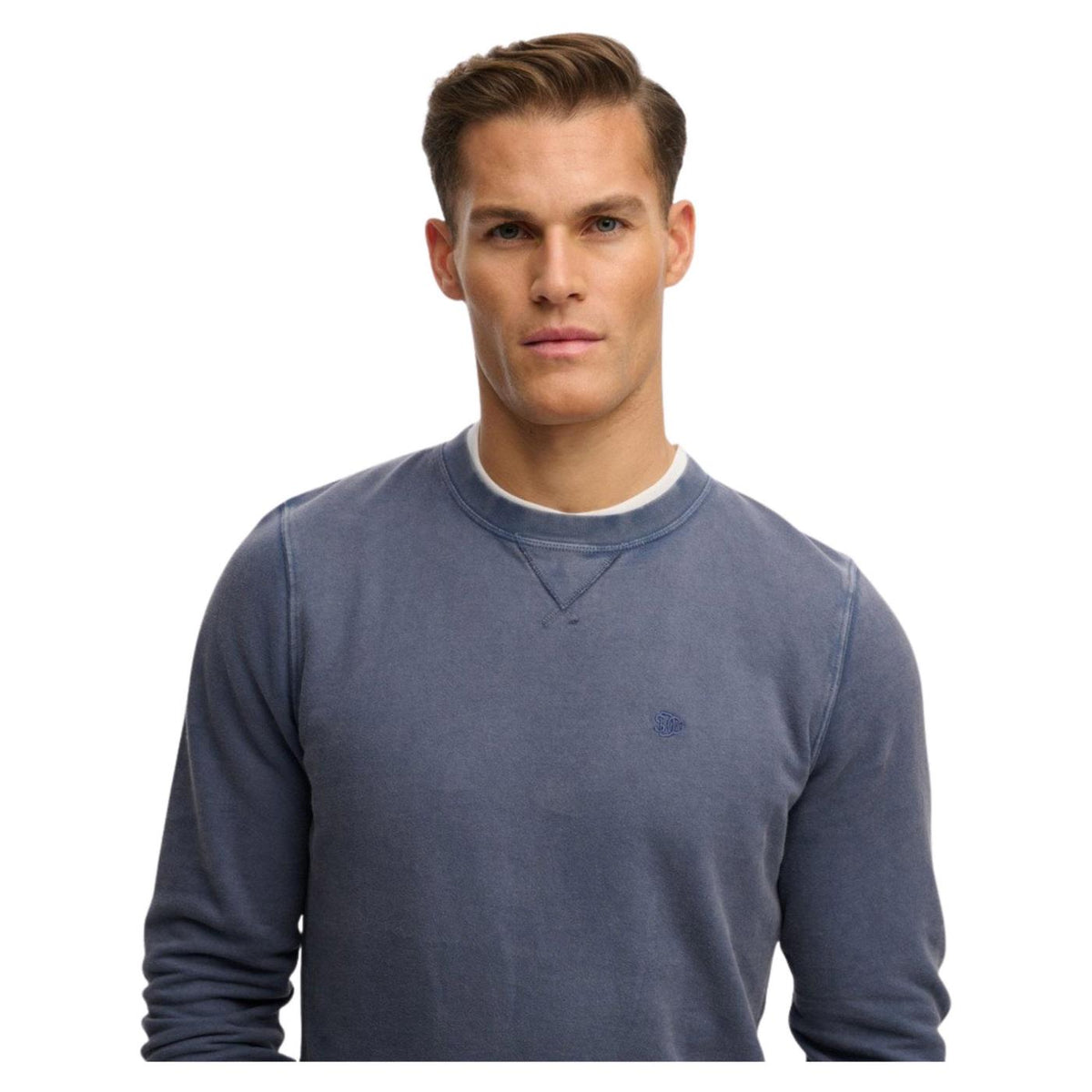 SUPERDRY CLASSIC ESS SWEATSHIRT - Blu - vista 5