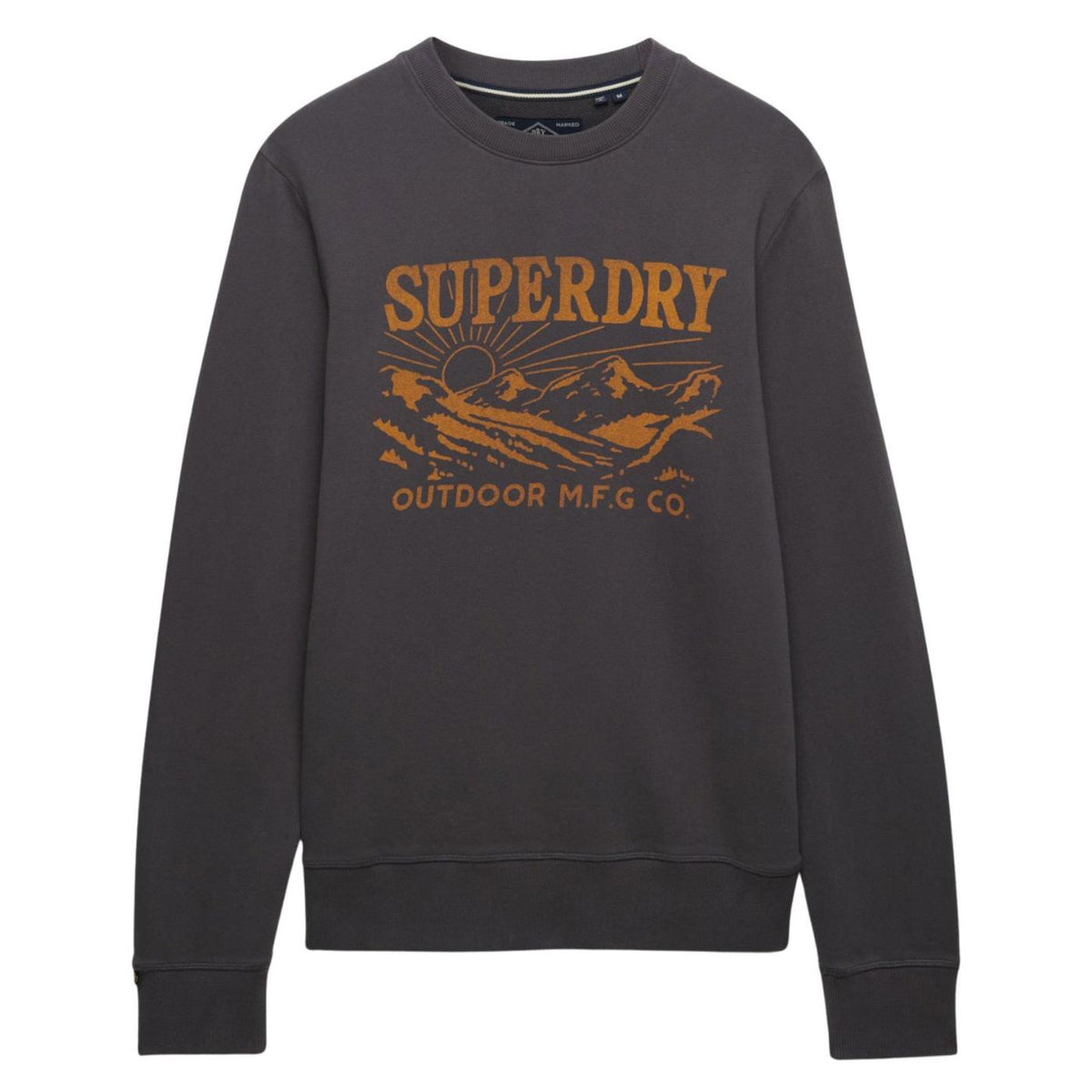SUPERDRY RETRO OUTDOOR RLXD SWEAT - Grigio scuro - vista 4