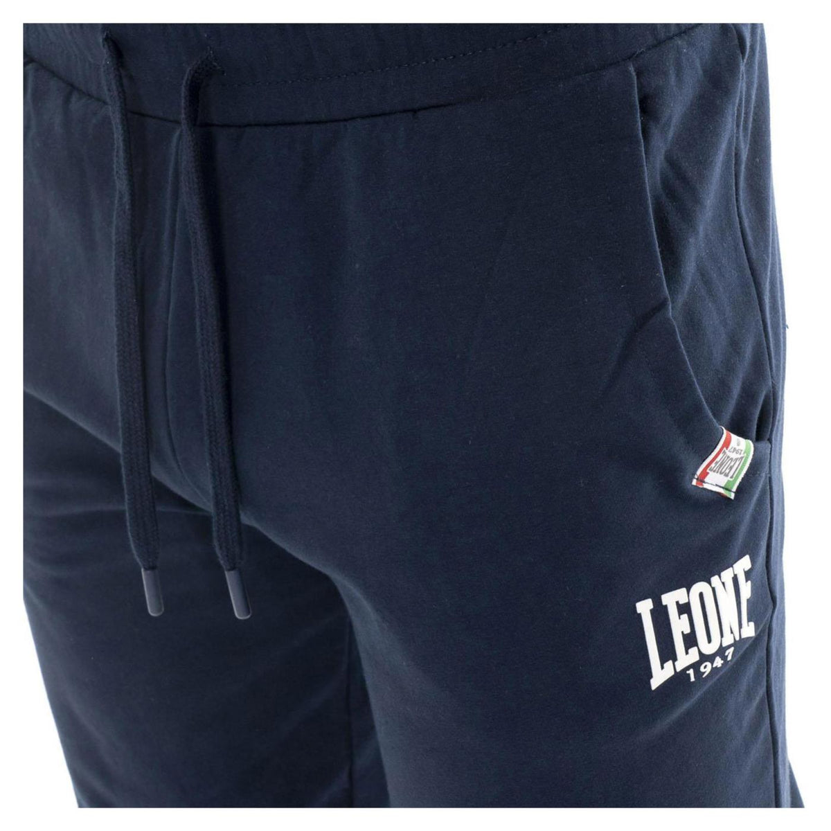 LEONE PANTALONI BASIC FELPATI - Blu - vista 3