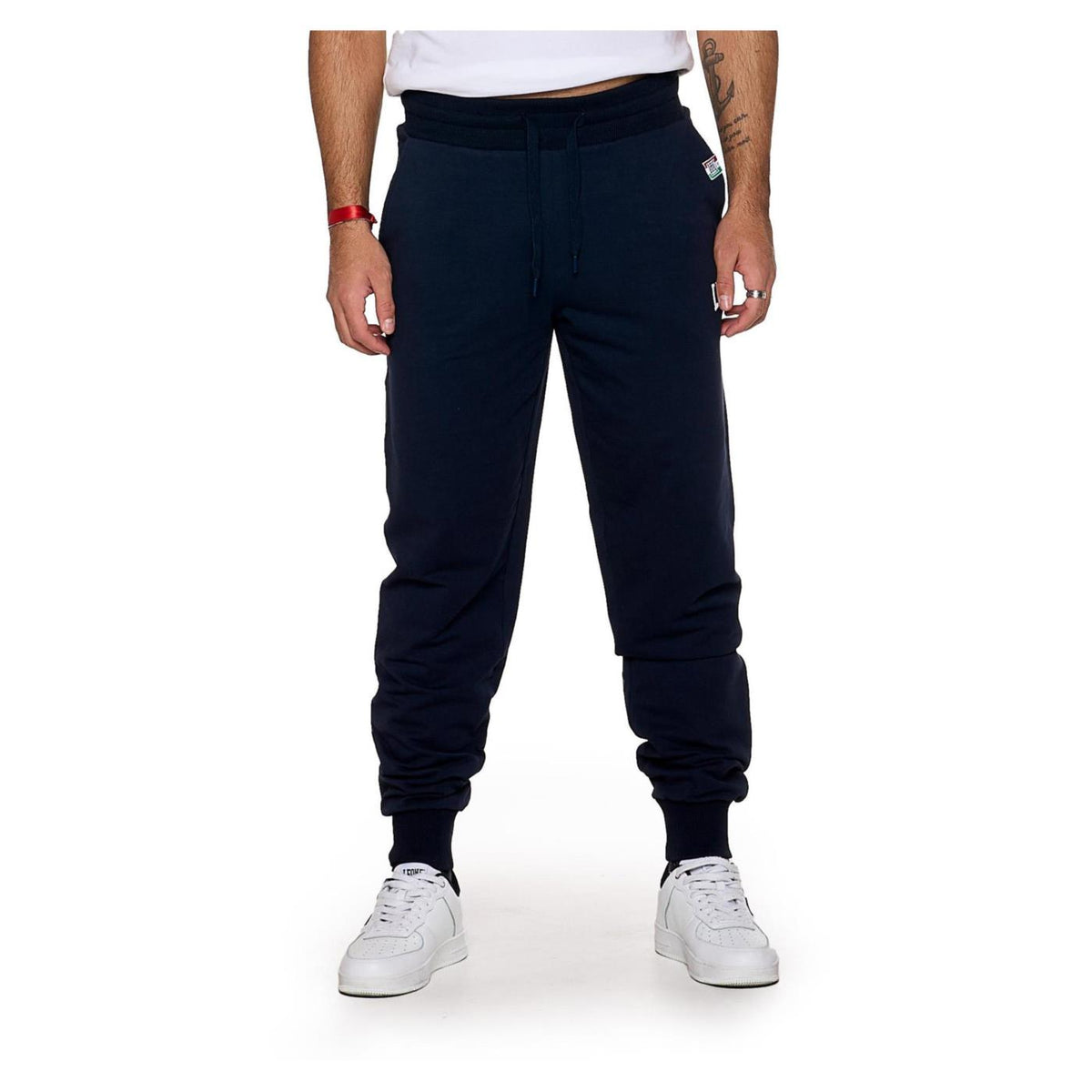 LEONE PANTALONI BASIC CON POLSO