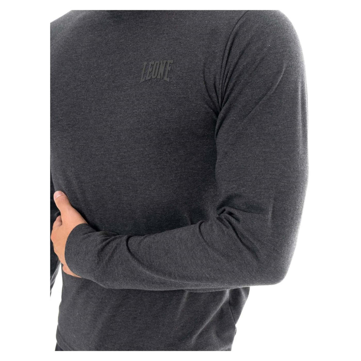 LEONE T-SHIRT ML JERSEY STRETCH - Grigio scuro - vista 3