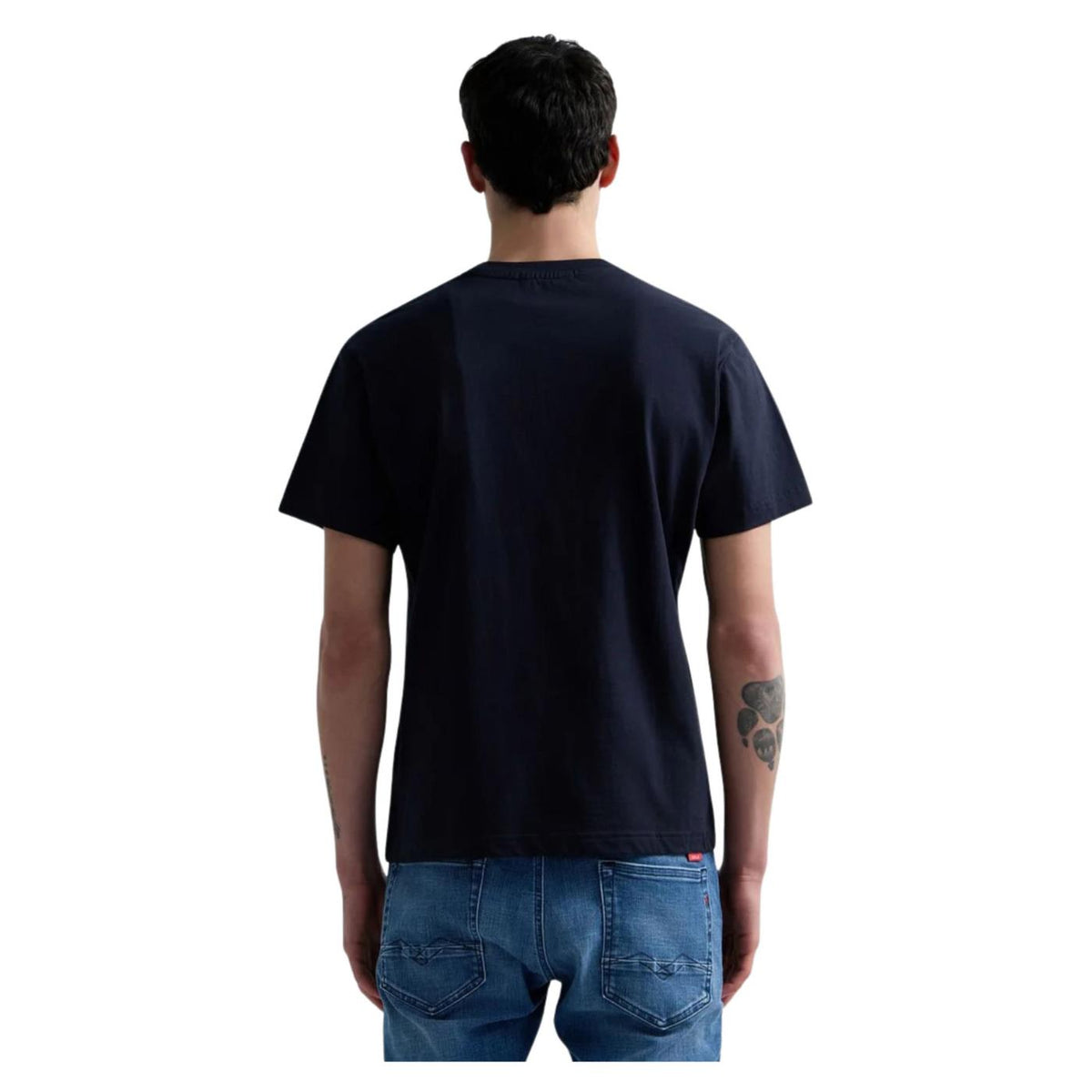 REPLAY T-SHIRT JERSEY CON RICAMO - seconda immagine