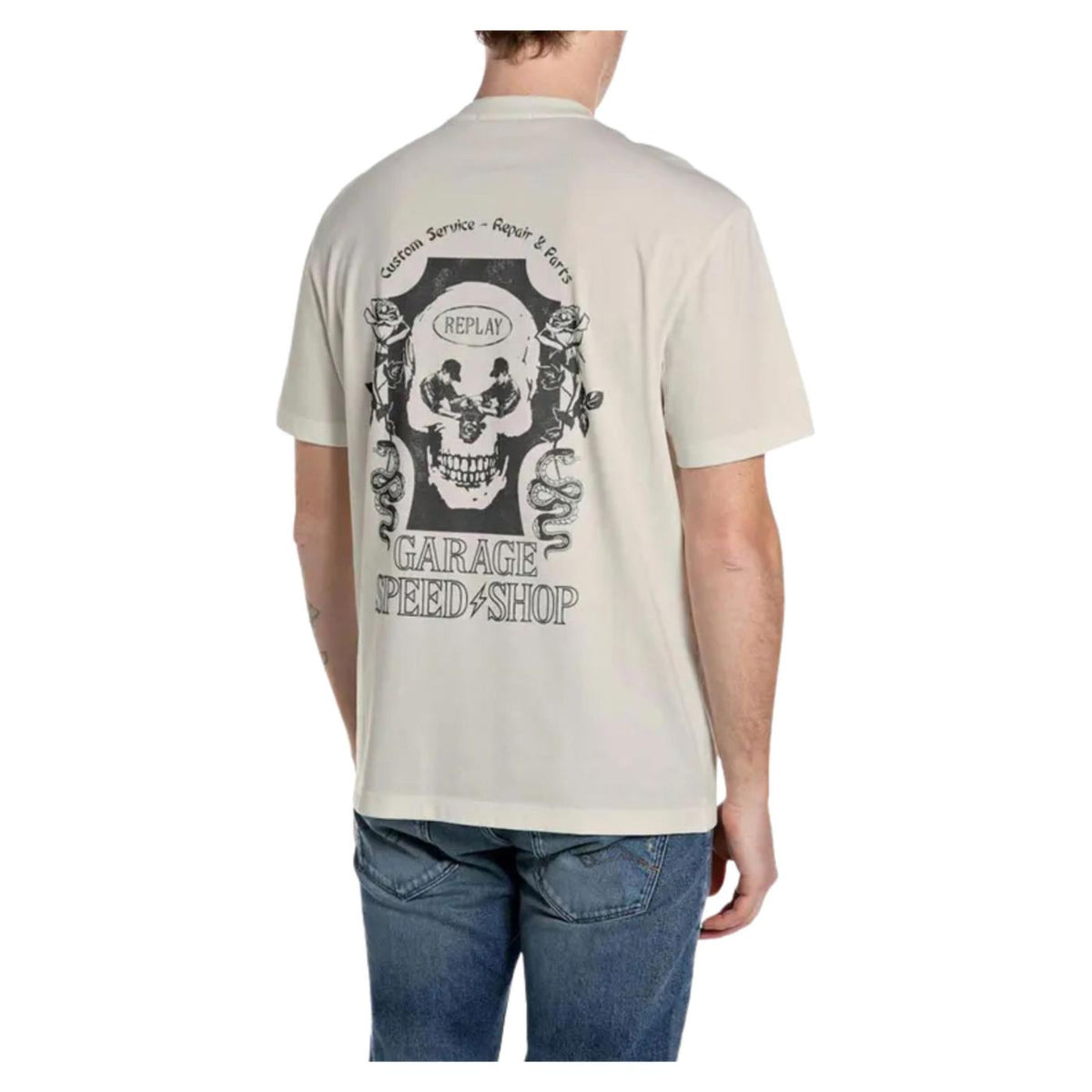 REPLAY T-SHIRT CON STAMPA - seconda immagine