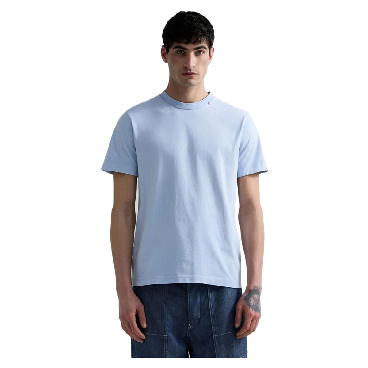 REPLAY T-SHIRT MC UOMO - Azzurro - immagine principale