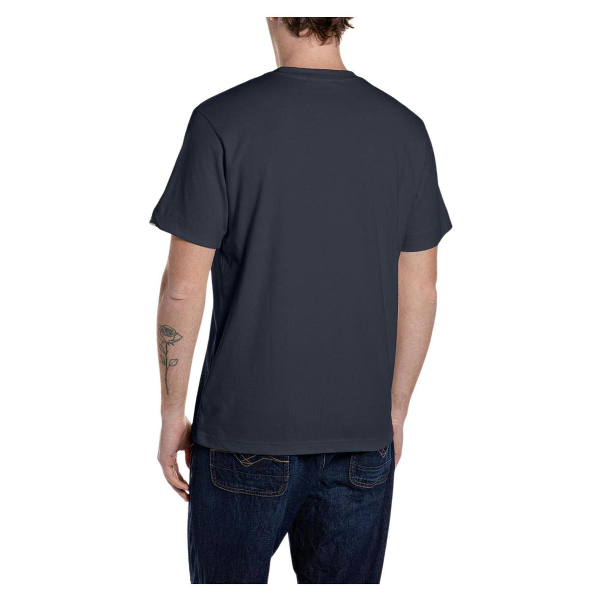 REPLAY T-SHIRT MC UOMO - Grigio scuro - vista 2