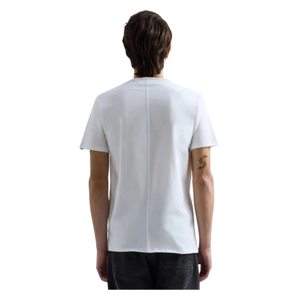 REPLAY T-SHIRT GIROCOLLO COTONE - Bianco - vista 2