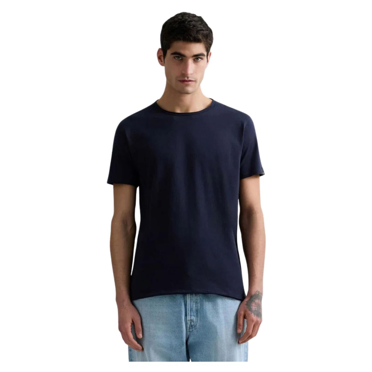 REPLAY T-SHIRT GIROCOLLO COTONE - Blu - immagine principale