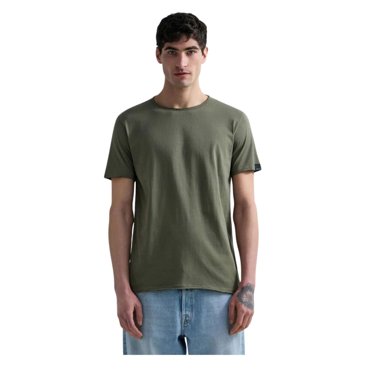 REPLAY T-SHIRT GIROCOLLO COTONE
