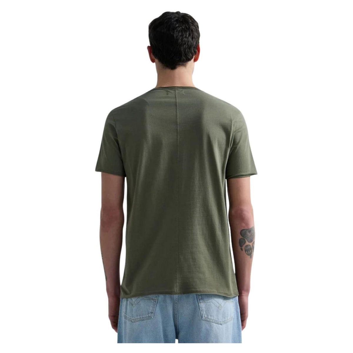 REPLAY T-SHIRT GIROCOLLO COTONE - seconda immagine