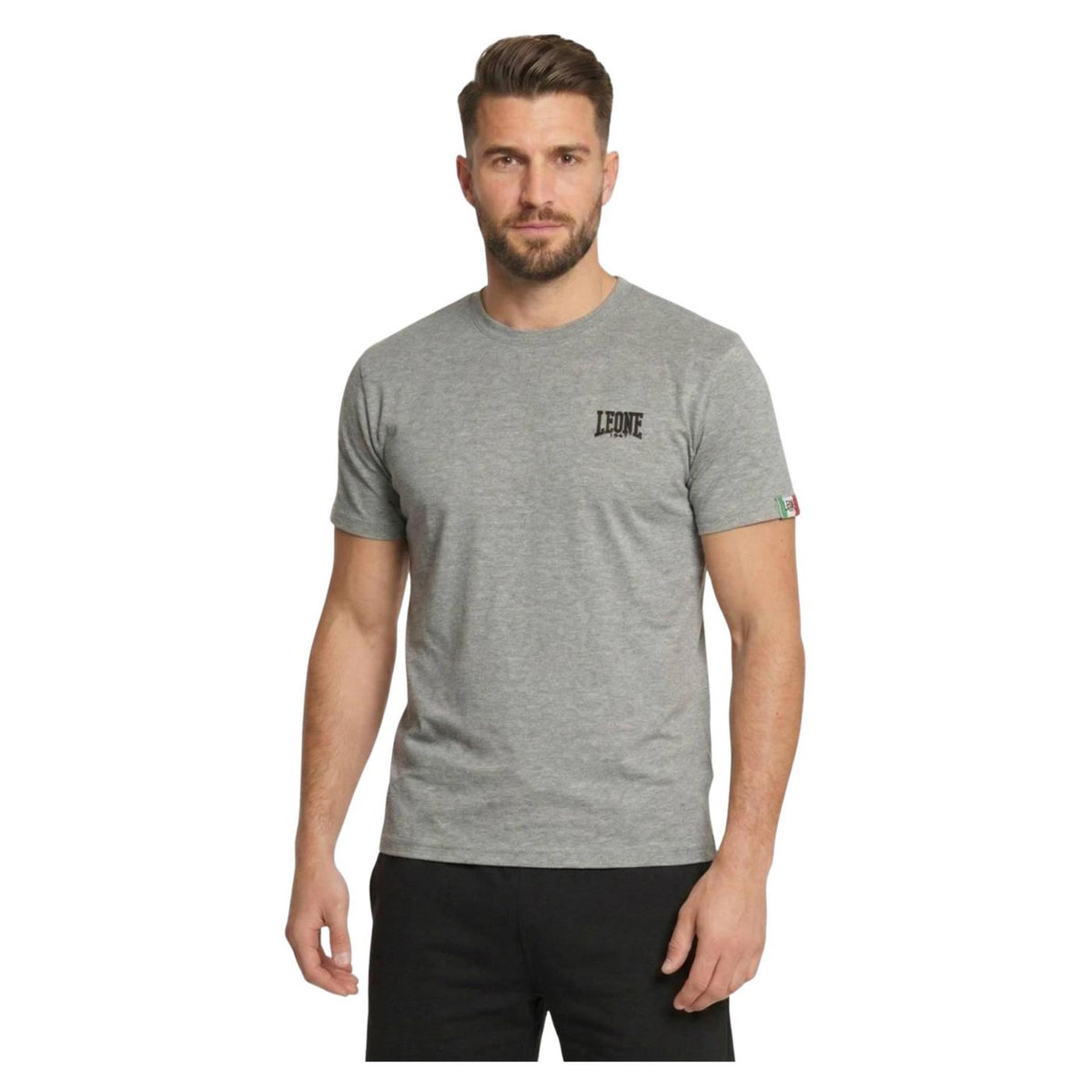 LEONE T-SHIRT JERSEY STRETCH - Grigio chiaro - immagine principale