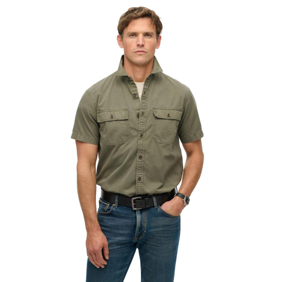 SUPERDRY MILITARY SS SHIRT - seconda immagine
