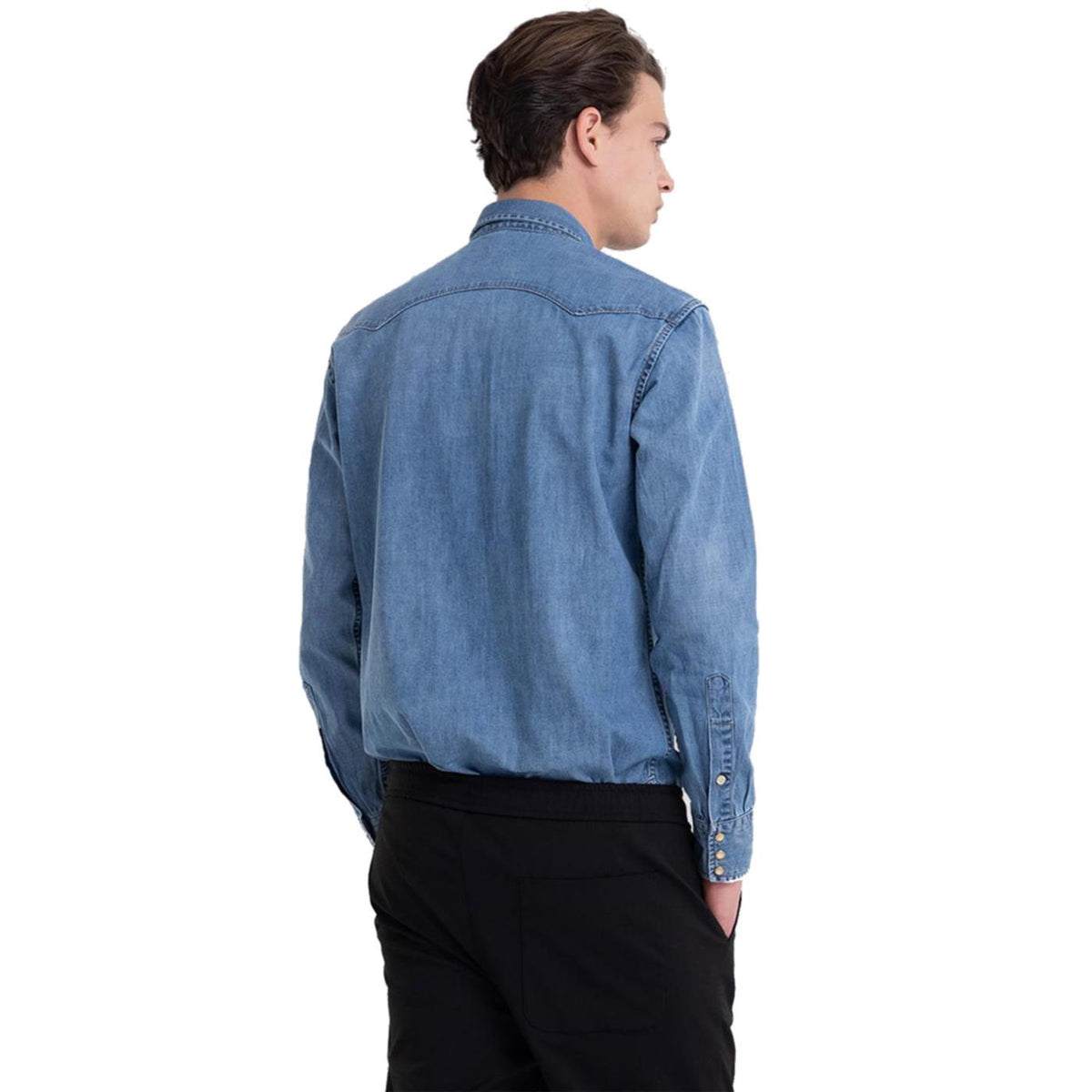 REPLAY CAMICIA UOMO - Denim - vista 3