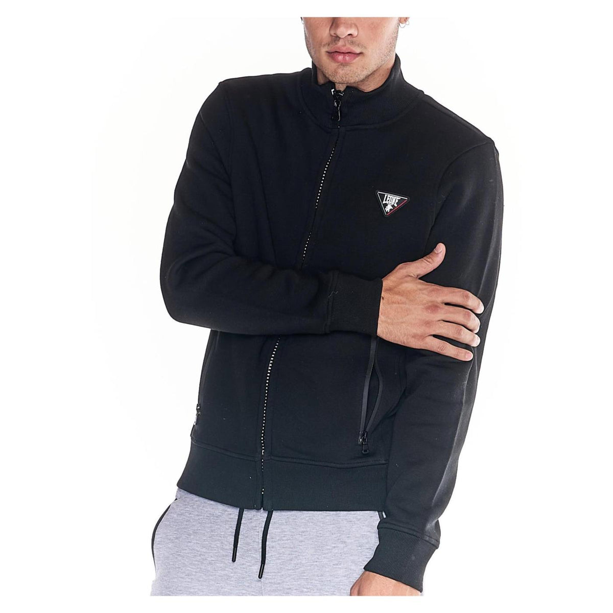 LEONE FELPA PESANTE ZIP LUNGA