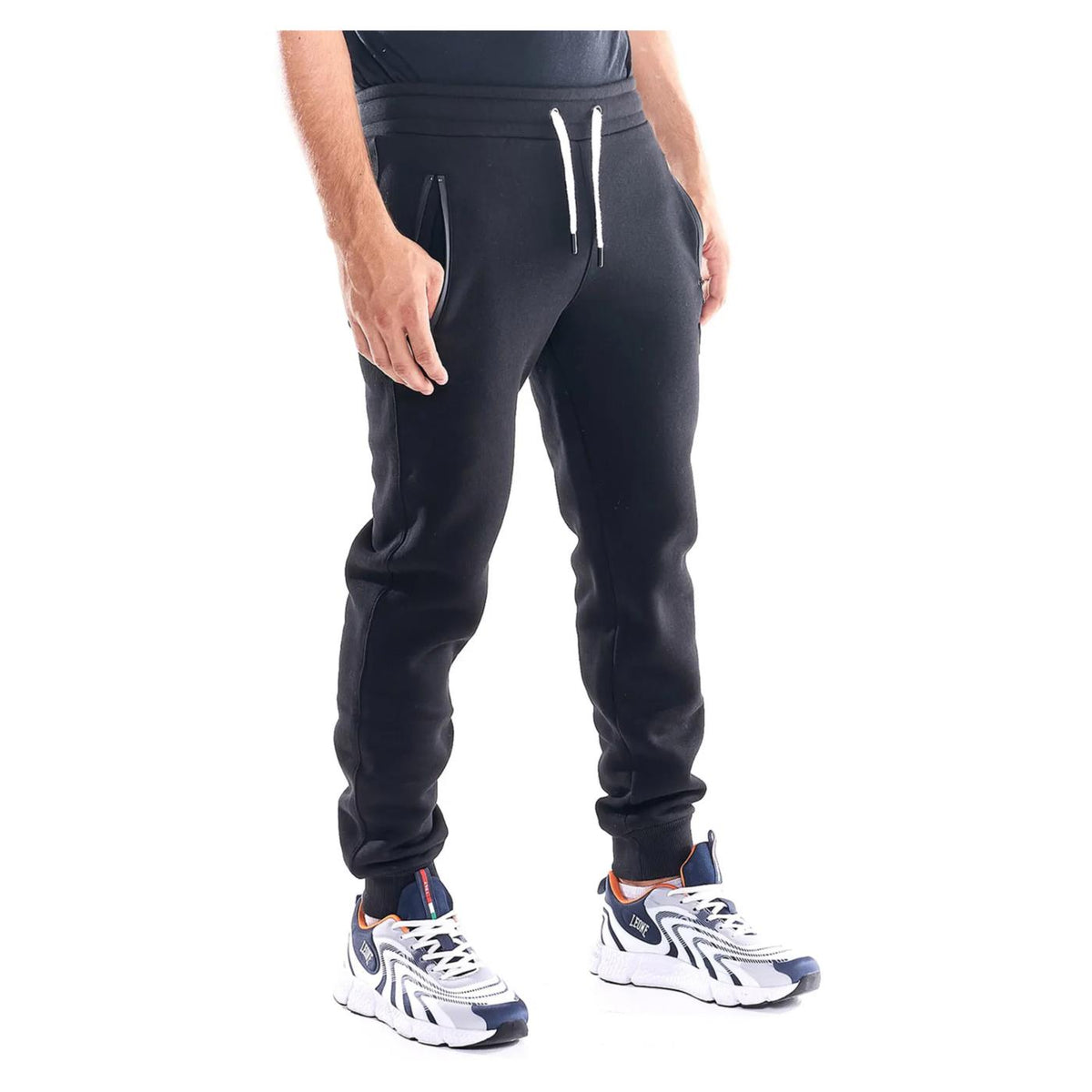 LEONE PANTALONI FELPATI POLSINO