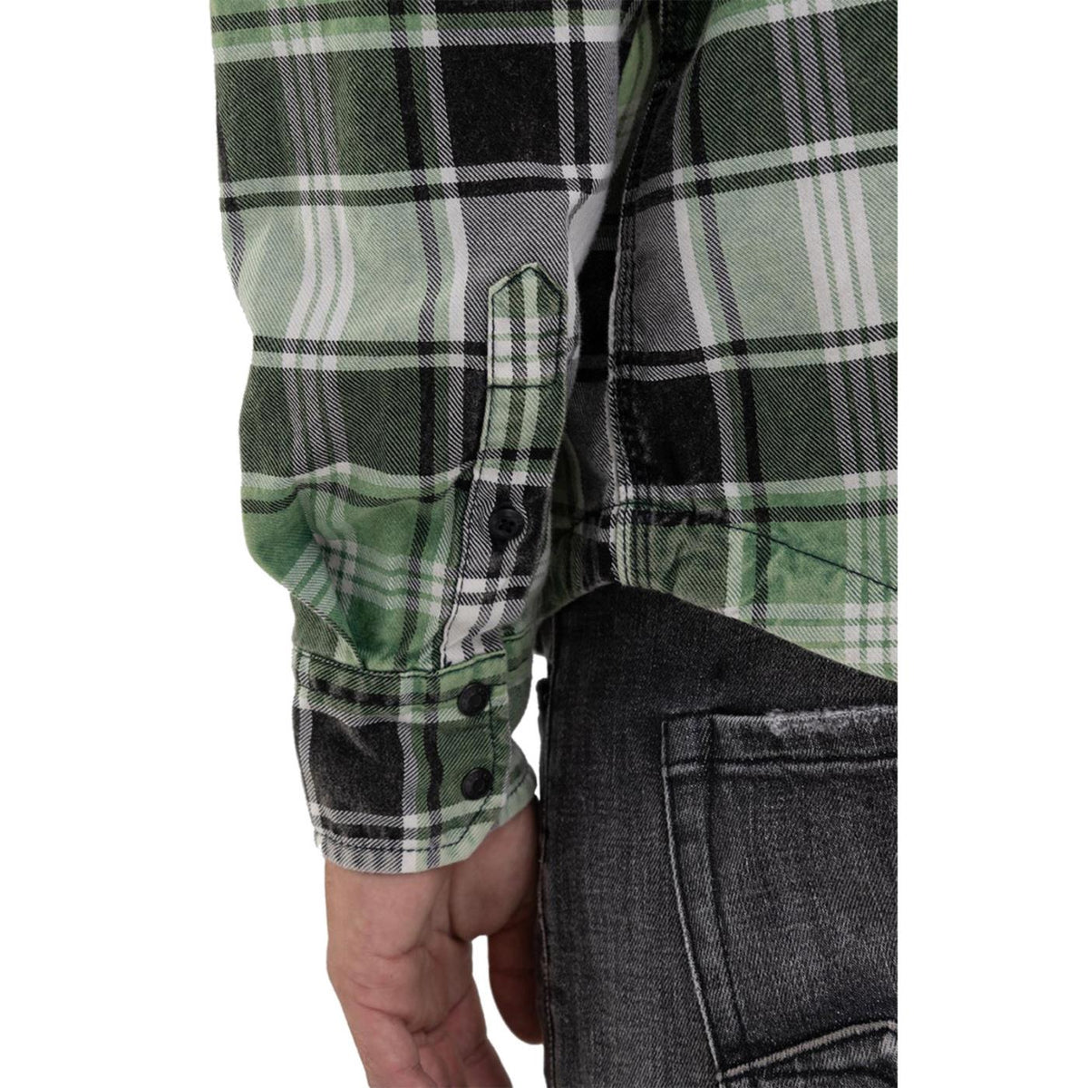REPLAY CAMICIA UOMO - Verde - vista 4