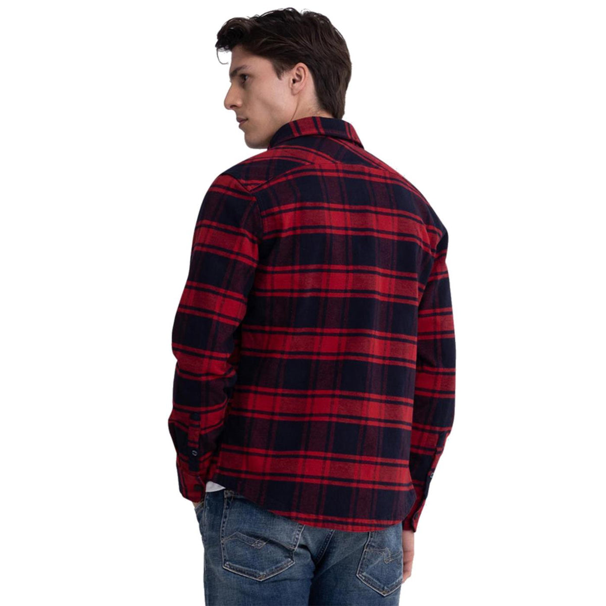 REPLAY CAMICIA UOMO - Rosso - vista 4