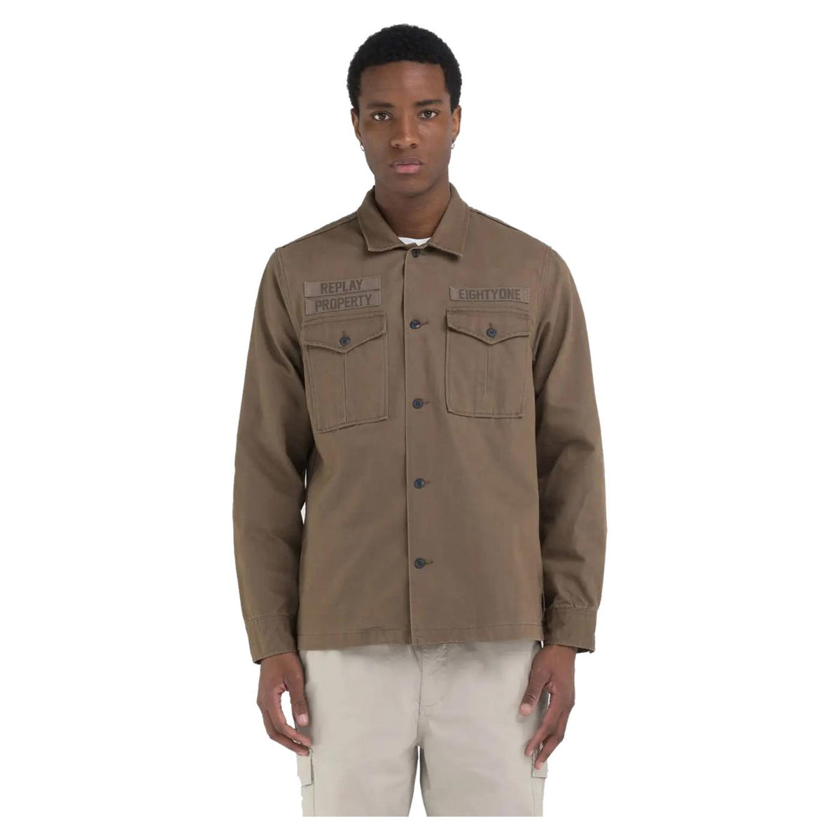 REPLAY REGULAR POPLIN SHIRT