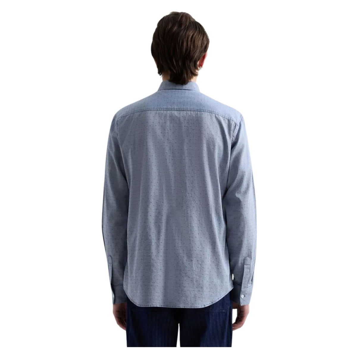 REPLAY CAMICIA ML UOMO - Blu - vista 2