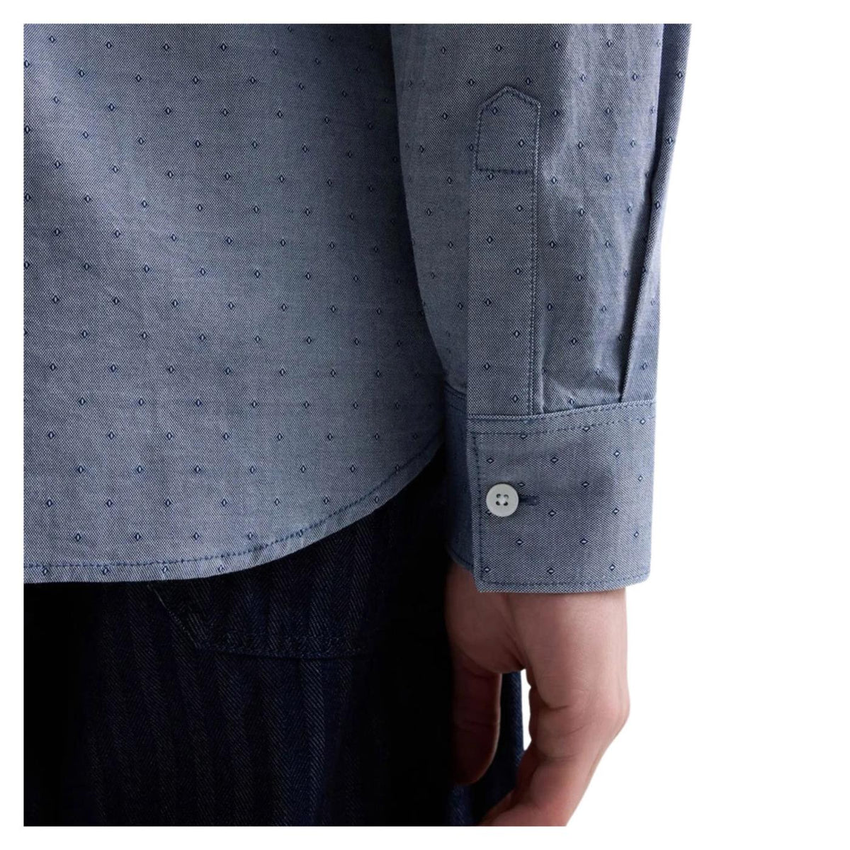 REPLAY CAMICIA ML UOMO - Blu - vista 4