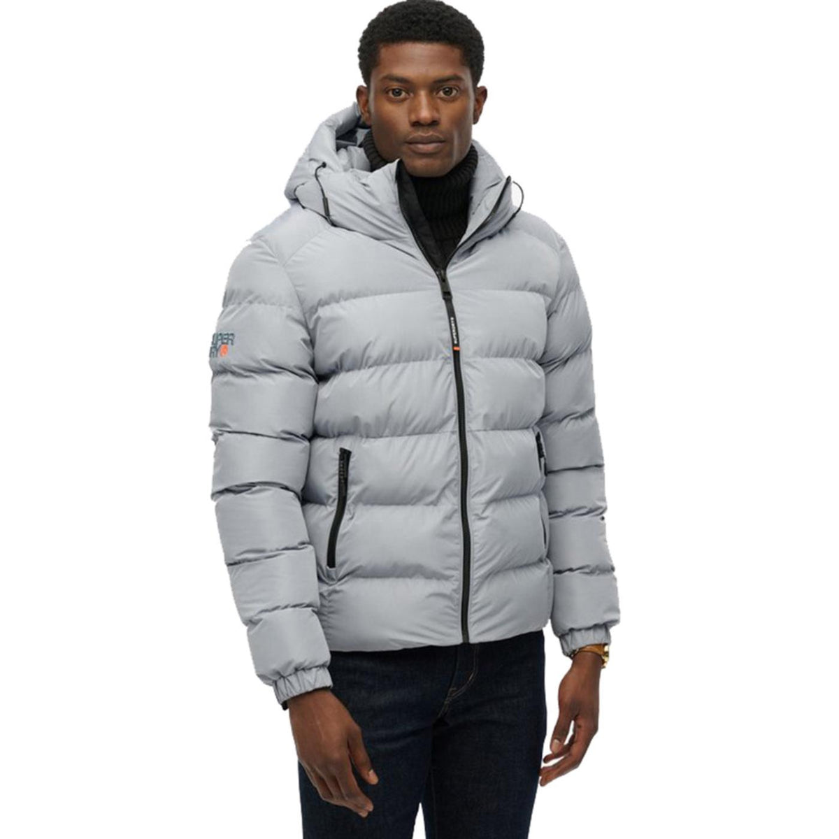 SUPERDRY HOODED SPORTS PUFFER JKT - seconda immagine