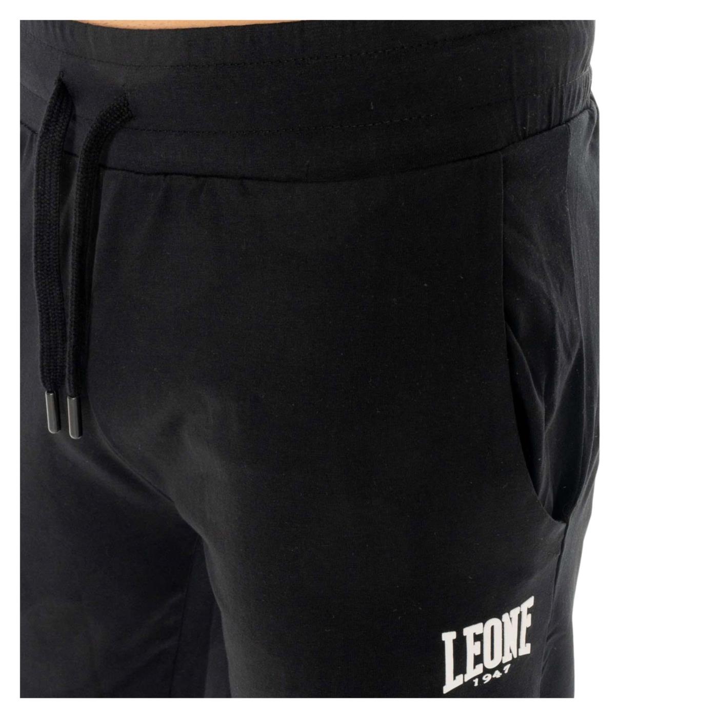 LEONE PANTALONI JERSEY STRETCH - Nero - vista 3