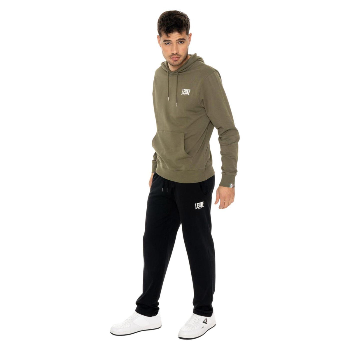 LEONE PANTALONI JERSEY STRETCH - Nero - vista 4