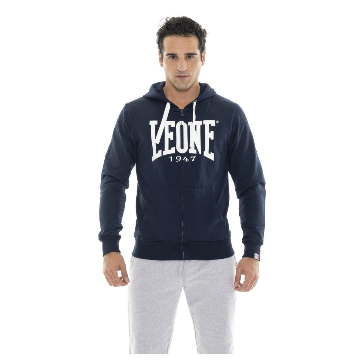 LEONE FELPA BIG LOGO FZ STRETCH