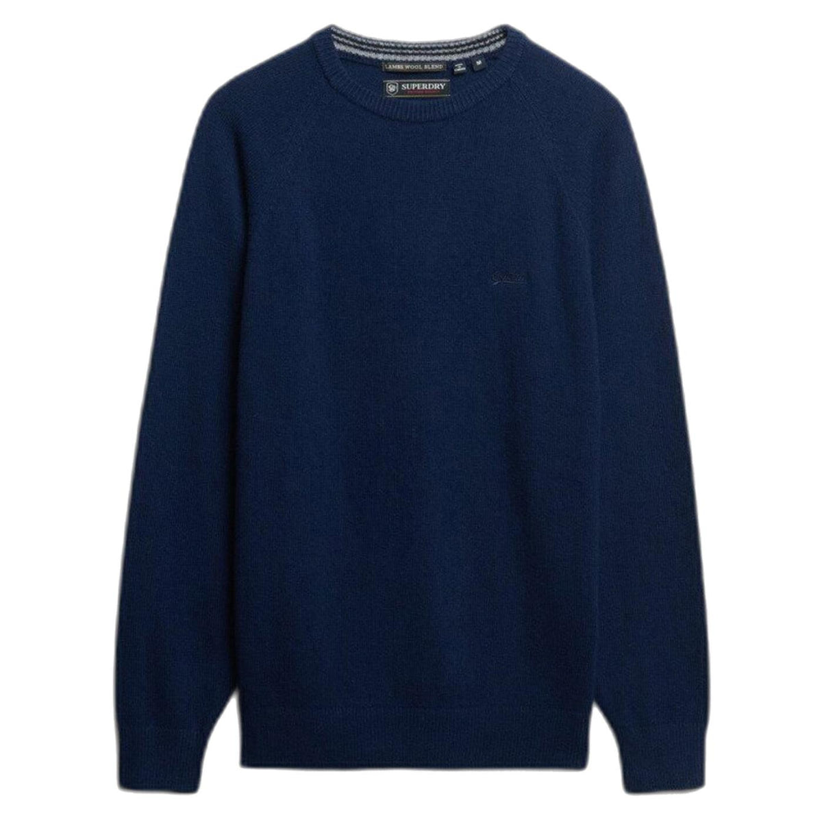 SUPERDRY WOOL BLEND JUMPER - Blu - immagine principale