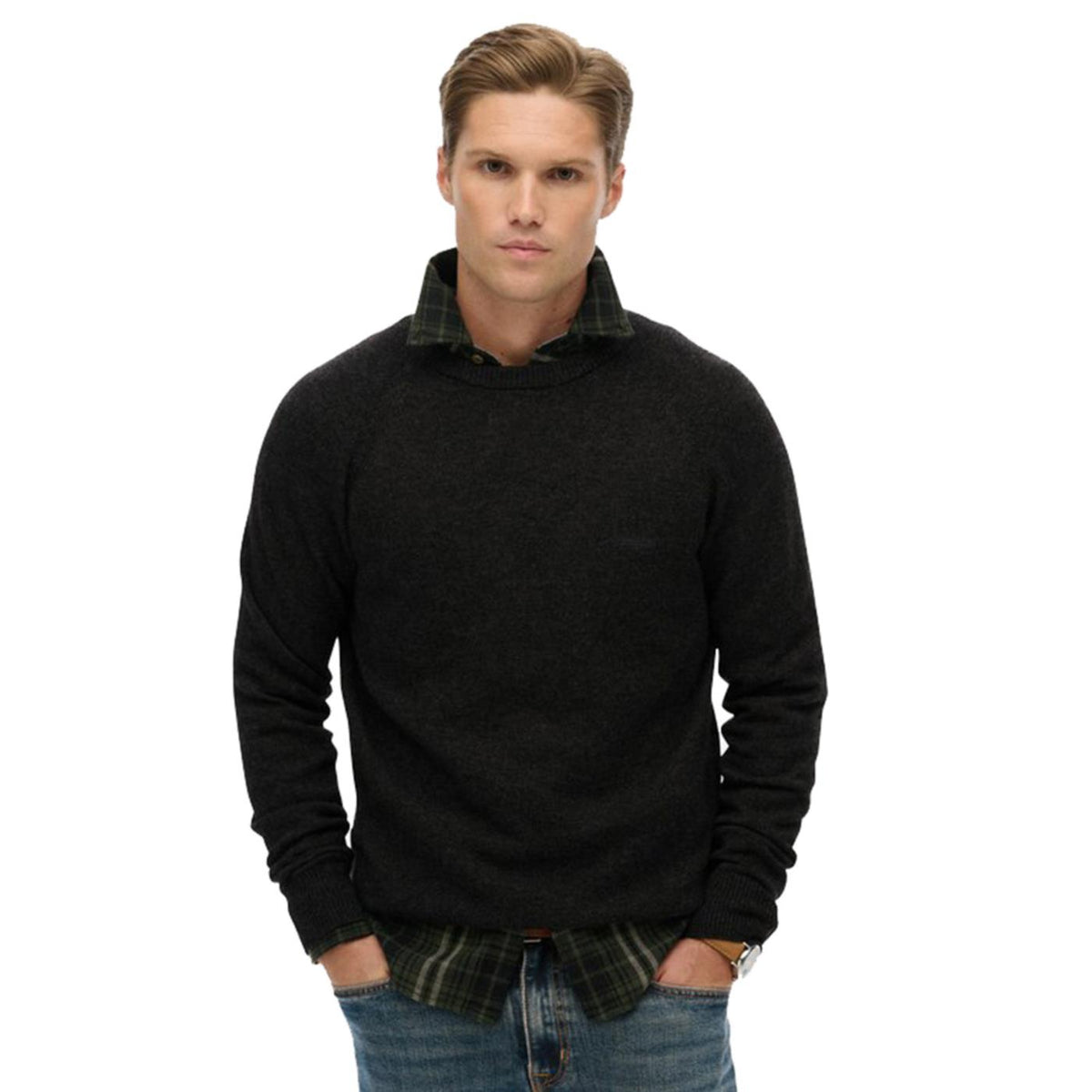SUPERDRY WOOL BLEND JUMPER - seconda immagine