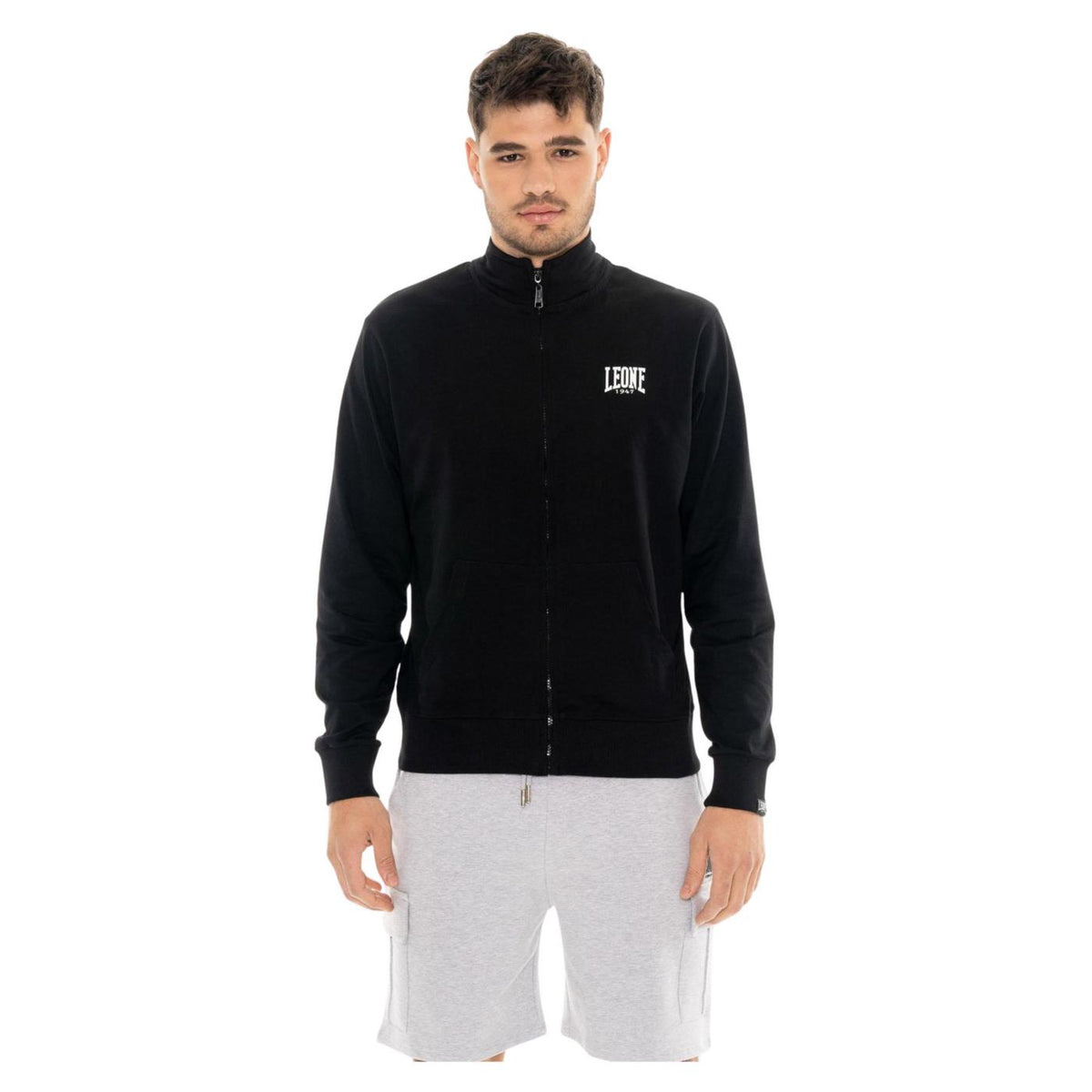 LEONE FELPA FULL ZIP SMALL LOGO